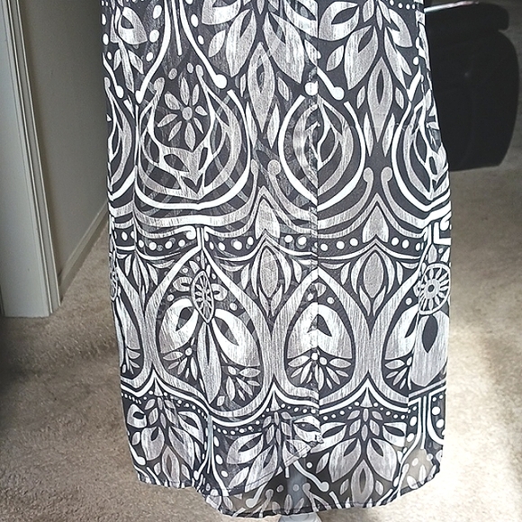 GLAM BLACK/GREY DRESS SIZE SMALL - Picture 3 of 12